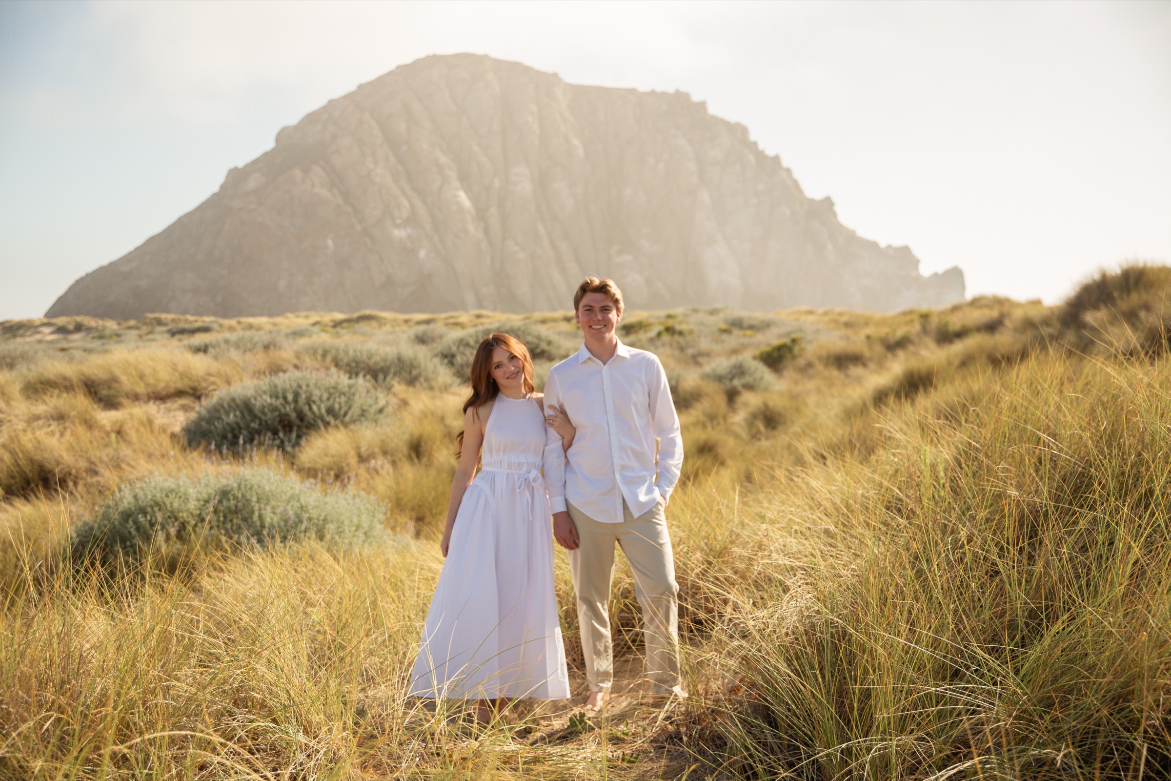 Bridget and Cole in the landscape